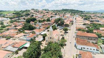 vista aérea da cidade de arceburgo foto