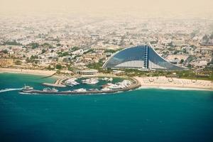 dubai jumeirah beach, emirados árabes unidos. Destino de viagem. foto
