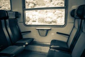 interior do trem foto