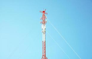 antena de telecomunicações - imagem de stock