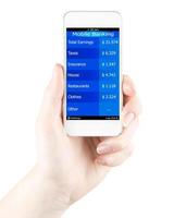 mobile banking em smartphone
