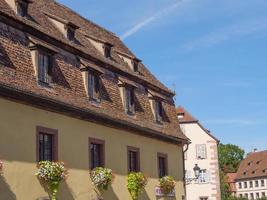 a cidade de wissembourg na frança foto