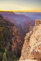 Parque Nacional do Grand Canyon - borda sul ao pôr do sol