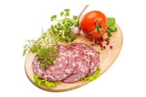 salame maduro fresco foto