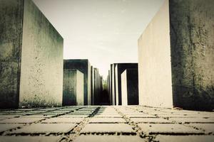 o memorial do holocausto, berlim, alemanha foto