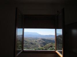 janela de paisagem foto