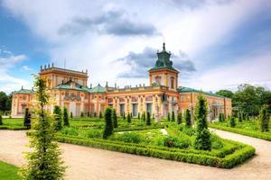 Varsóvia, Polônia, 2022 - Palácio Wilanow em Varsóvia, Polônia