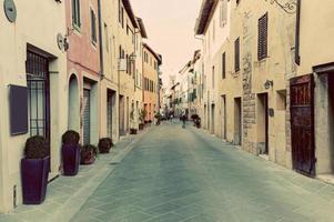 san quirico, orcia pequena cidade, município da toscana, itália. foto