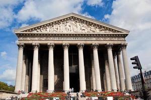 paris, frança, 2022 - igreja la madeleine, paris, frança. foto