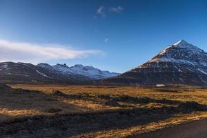 paisagem da Islândia de inverno foto