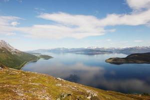 paisagem do norte da noruega foto
