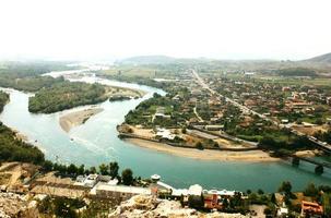 a paisagem da albânia foto
