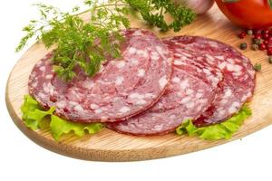 salame maduro fresco foto