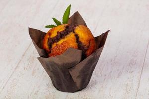 doce saboroso muffin foto