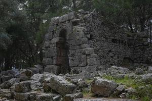 ruínas de phaselis na turquia foto