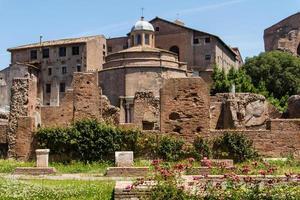 ruínas romanas em roma, fórum foto