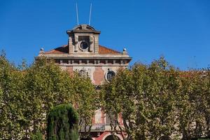 barcelona - parlamento da catalunha autônoma. Marco de arquitetura. foto