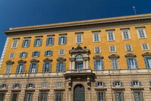 Roma, Itália. detalhes arquitetônicos típicos da cidade velha foto