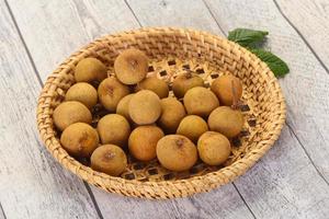 longan de frutas tropicais foto