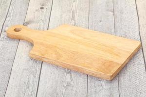 utensílios de cozinha - placa de madeira foto