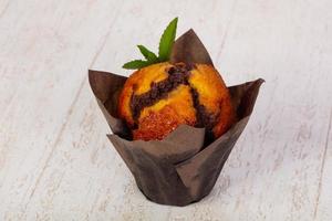 doce saboroso muffin foto