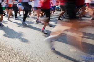 correndo rápido, maratona foto