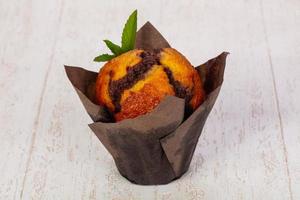 doce saboroso muffin foto