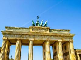 hdr brandenburger tor, berlim foto