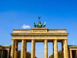 hdr brandenburger tor, berlim foto