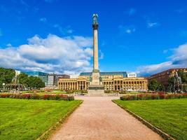 hdr schlossplatz praça do castelo stuttgart foto