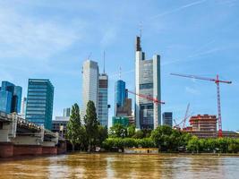 visão hdr de frankfurt, alemanha foto