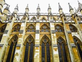 hdr igreja da abadia de westminster em londres foto