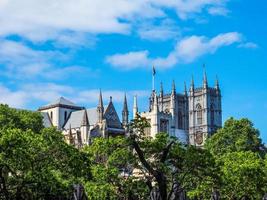 hdr igreja da abadia de westminster em londres foto