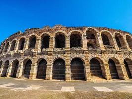 hdr verona arena anfiteatro romano foto