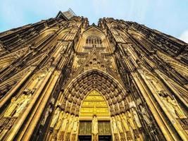 hdr catedral de são pedro em koeln foto