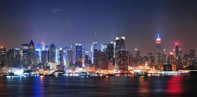 cidade de nova york manhattan midtown skyline foto