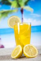 bebida cocktail de limão