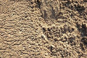 a textura da areia. foto