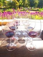 Taças de vinho. foto