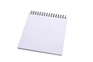 caderno em branco vazio