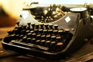 velha máquina de escrever foto