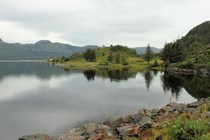 uma vista das terras altas da Escócia perto de Ben Nevis foto