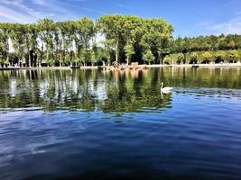 paris na frança em agosto de 2019 vista dos jardins do palácio de versalhes em paris foto