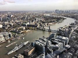 uma vista aérea de Londres foto