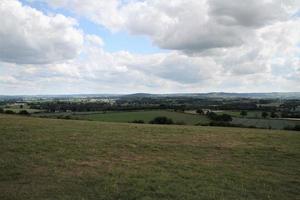 uma vista da zona rural de shropshire de lyth hill perto de shrewsbury foto