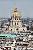 uma vista aérea de paris foto