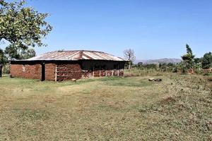 uma vista do campo do Quênia a caminho de kimilili foto