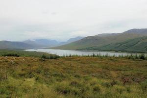 uma vista das terras altas da Escócia perto de Ben Nevis foto