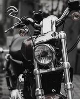 motocicleta clássica de luxo foto