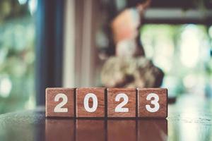 o ano de 2023 dará início a uma nova era de inspiração criativa e fundo conceitual. faça um novo começo em seu planejamento ou faça uma nova resolução de vida. foto